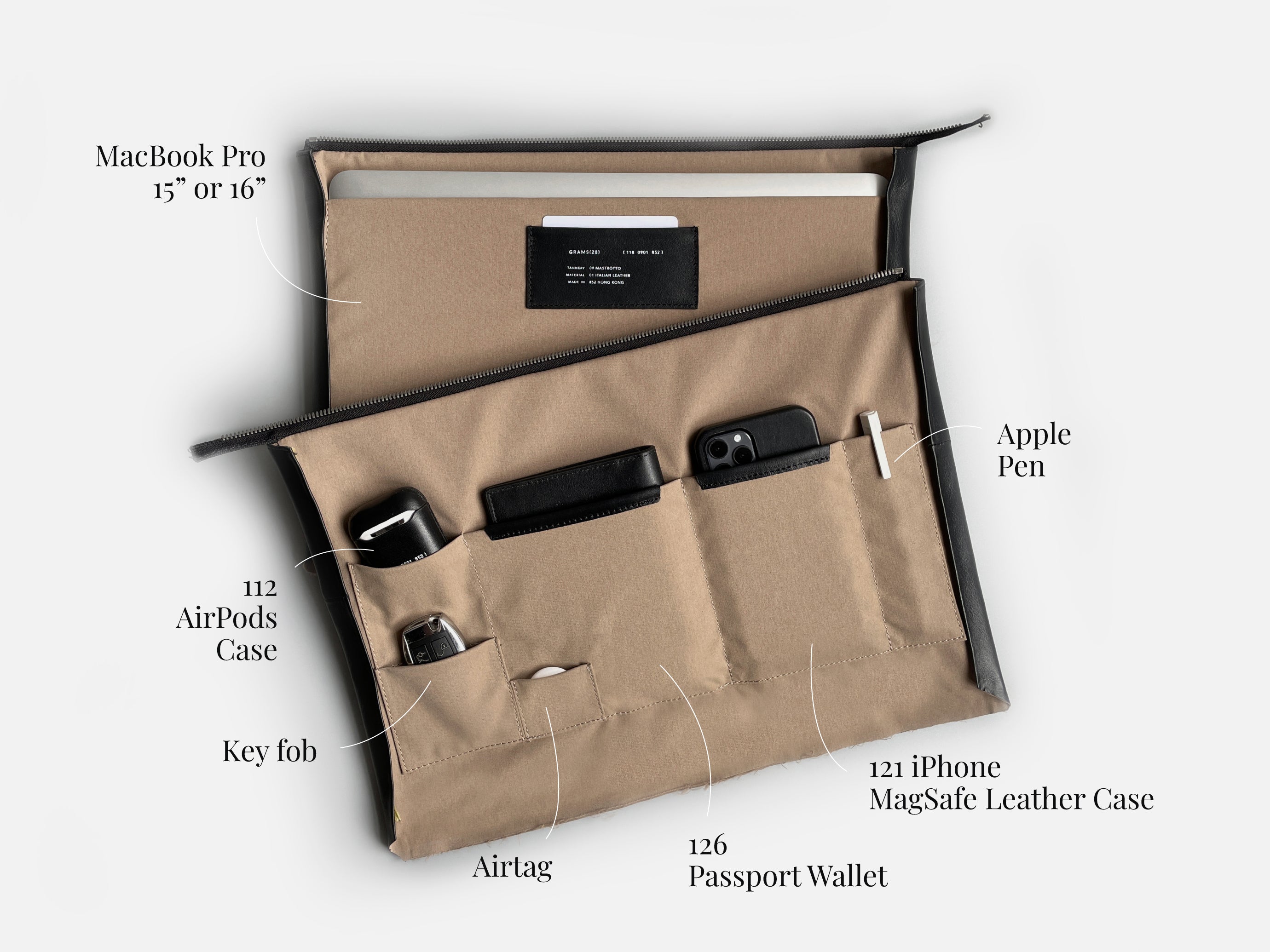 118 Leather Folio | Nappa